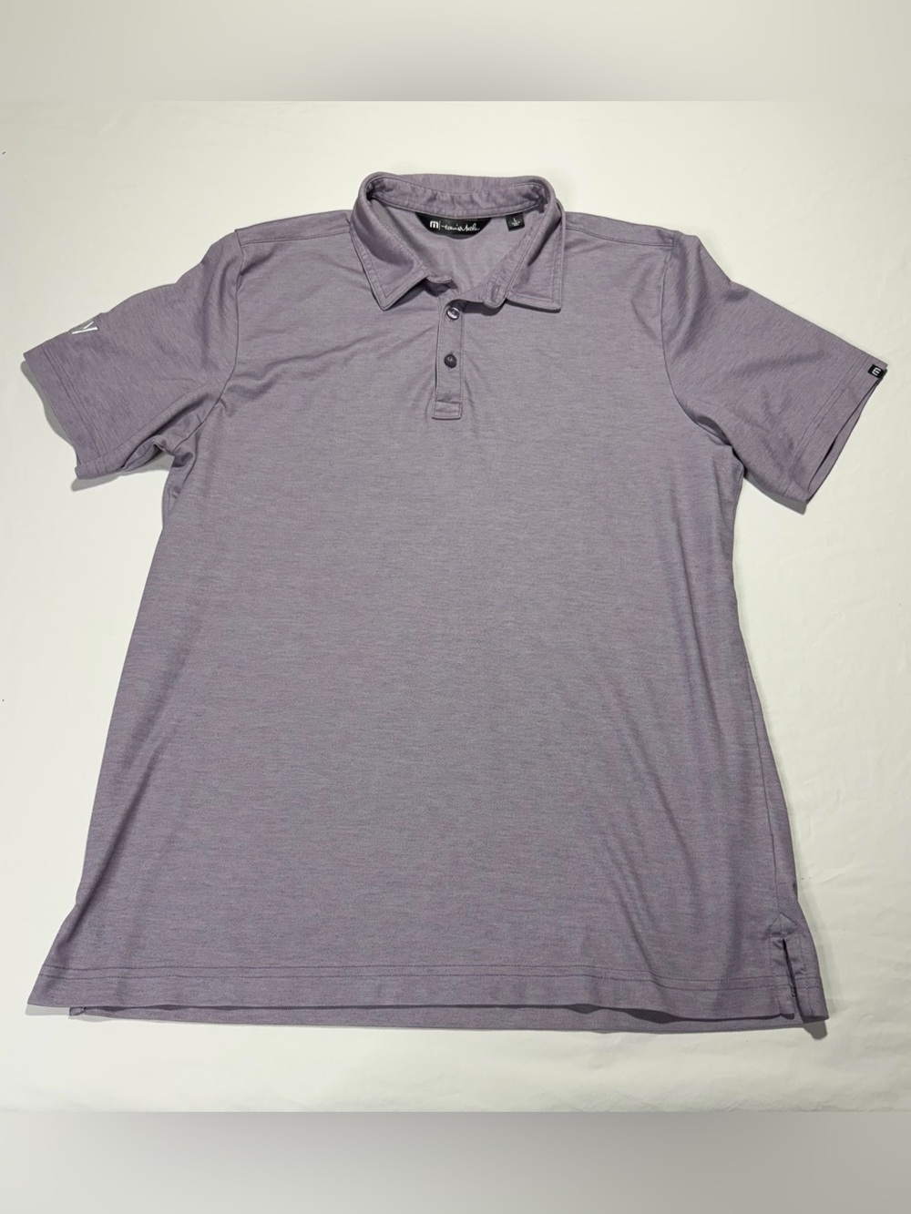Travis Mathew Men's Heather Lavender Polo